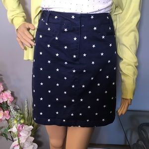 💜Coral Bay skort dark blue with white stars 10